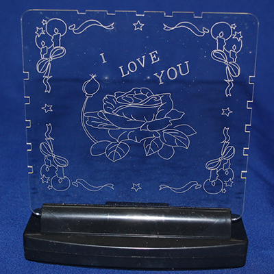 "Love Message Stand with Lighting-160-002 - Click here to View more details about this Product